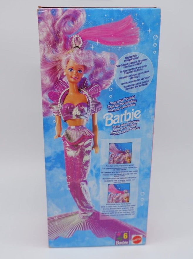 Barbie 1993 Magical Hair Mermaid Le Tresor Dubarbie