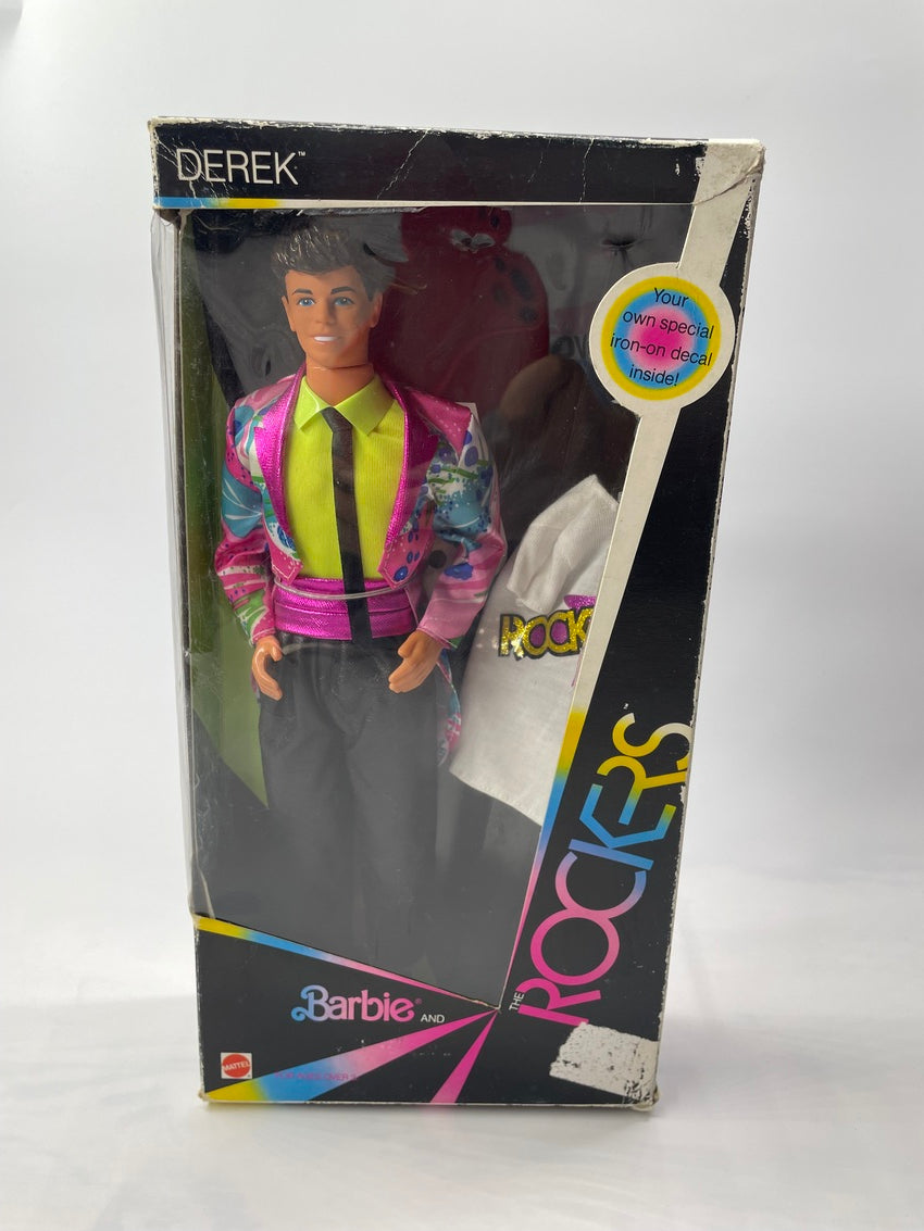 NEW! RARE 1985 factory BARBIE AND THE ROCKERS DEREK FASHION OUTFIT!